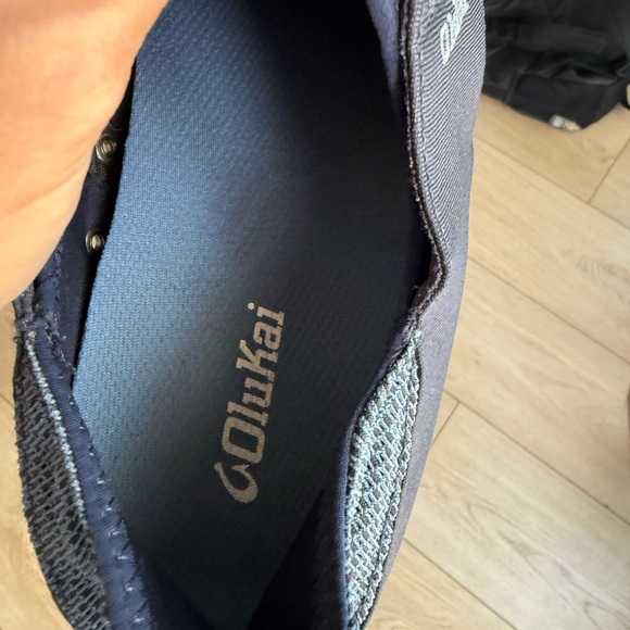 OluKai Nohea Moku Coastal Blue/Trench Blue Sz 12 Men's Slip On Sneakers - Picture 5 of 6